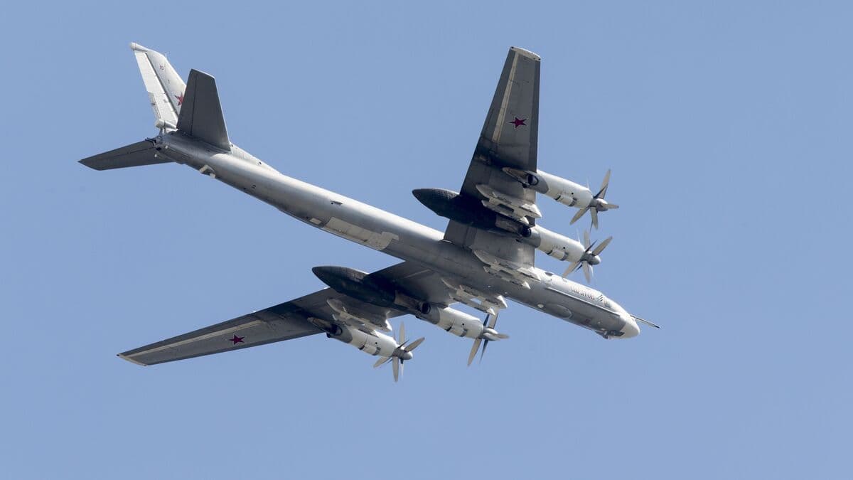 Russian bombers flew over the Norwegian Sea