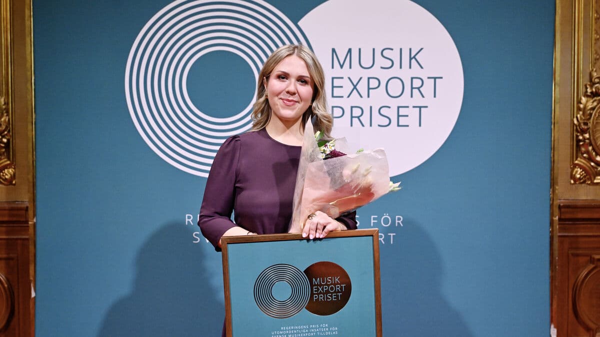 Government Music Export Award to opera singer Christina Nilsson