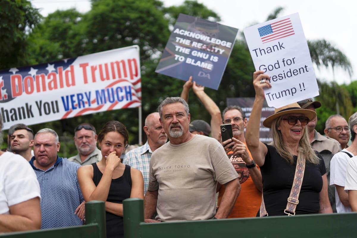 White South African Refugees Arrive in the USA
