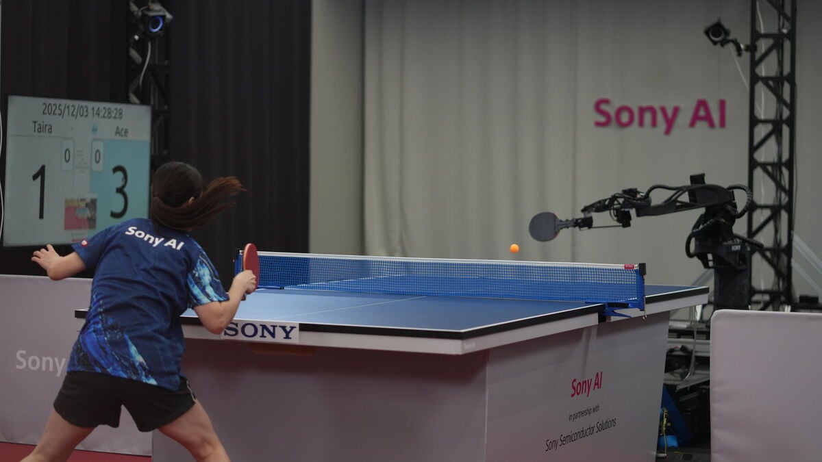 Ping-pong robot beats the elite but changing diapers is more difficult