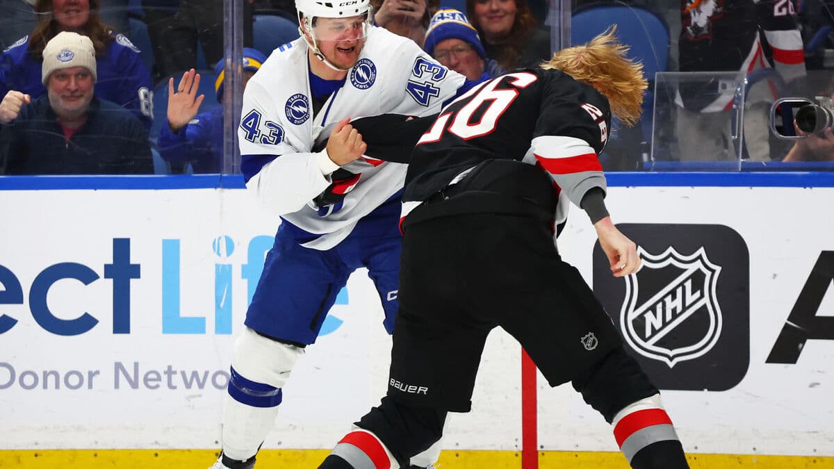 Dahlin says he has never played such a crazy match after Buffalo's 8-7 win over Tampa Bay