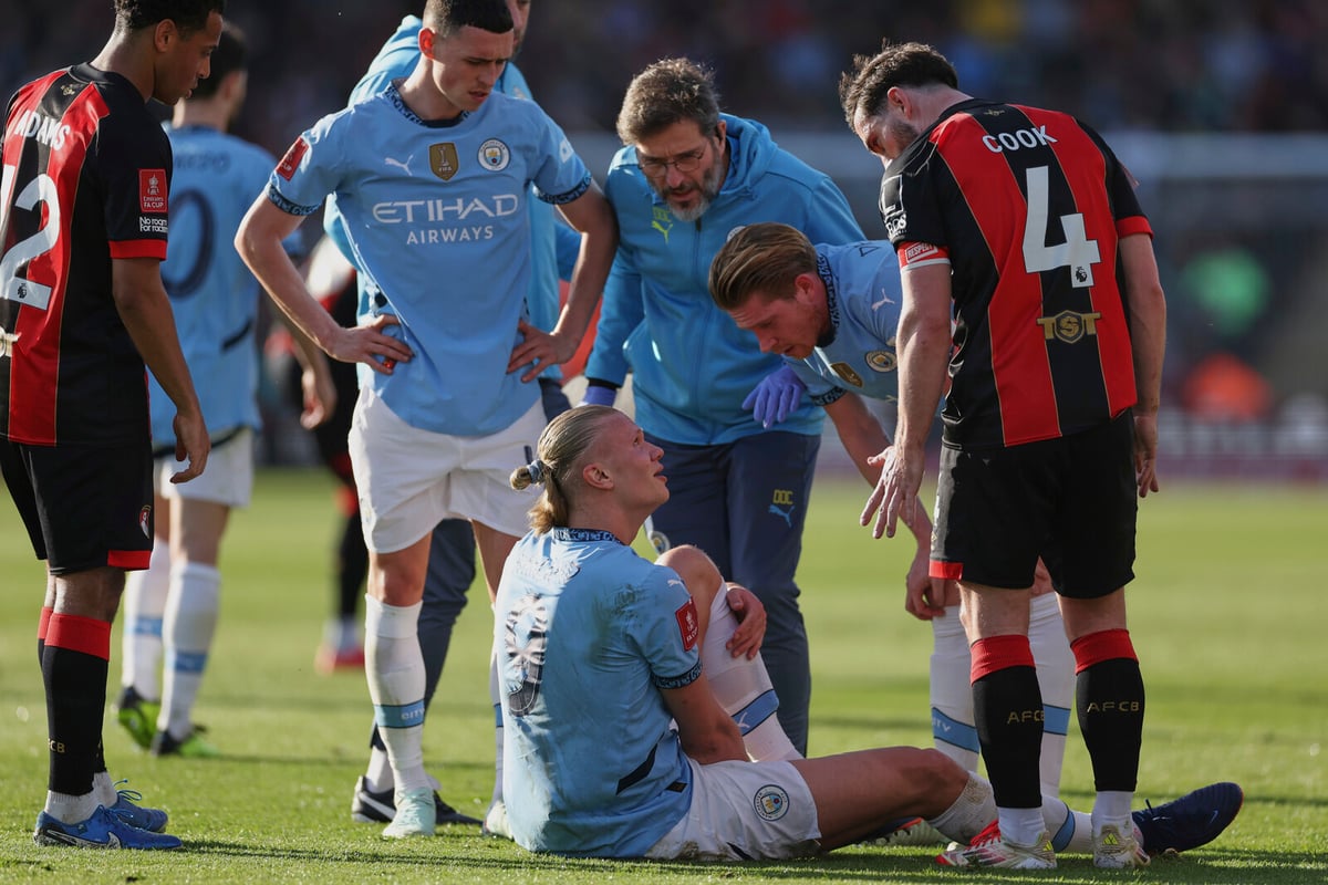 Haaland Sidelined Indefinitely with Foot Injury, City Hopes for Season Return