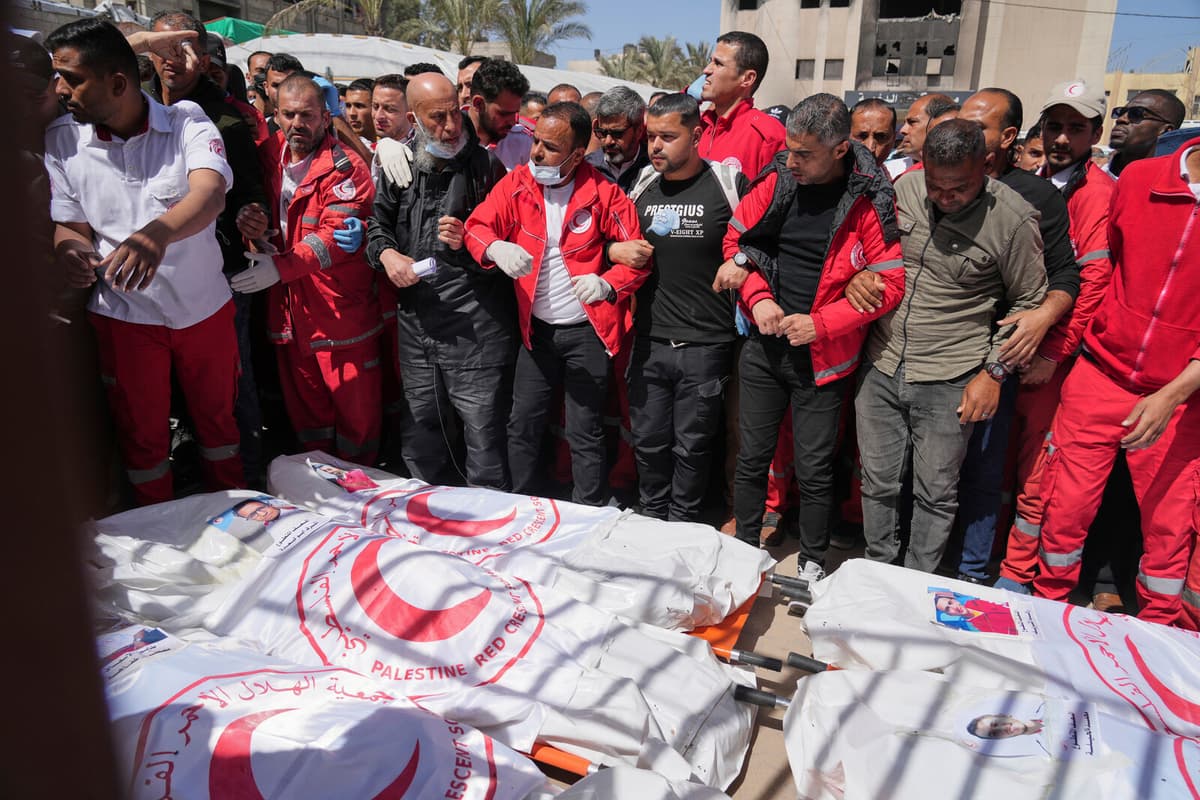 Red Cross Faces Deadliest Attack in Eight Years During Gaza Conflict