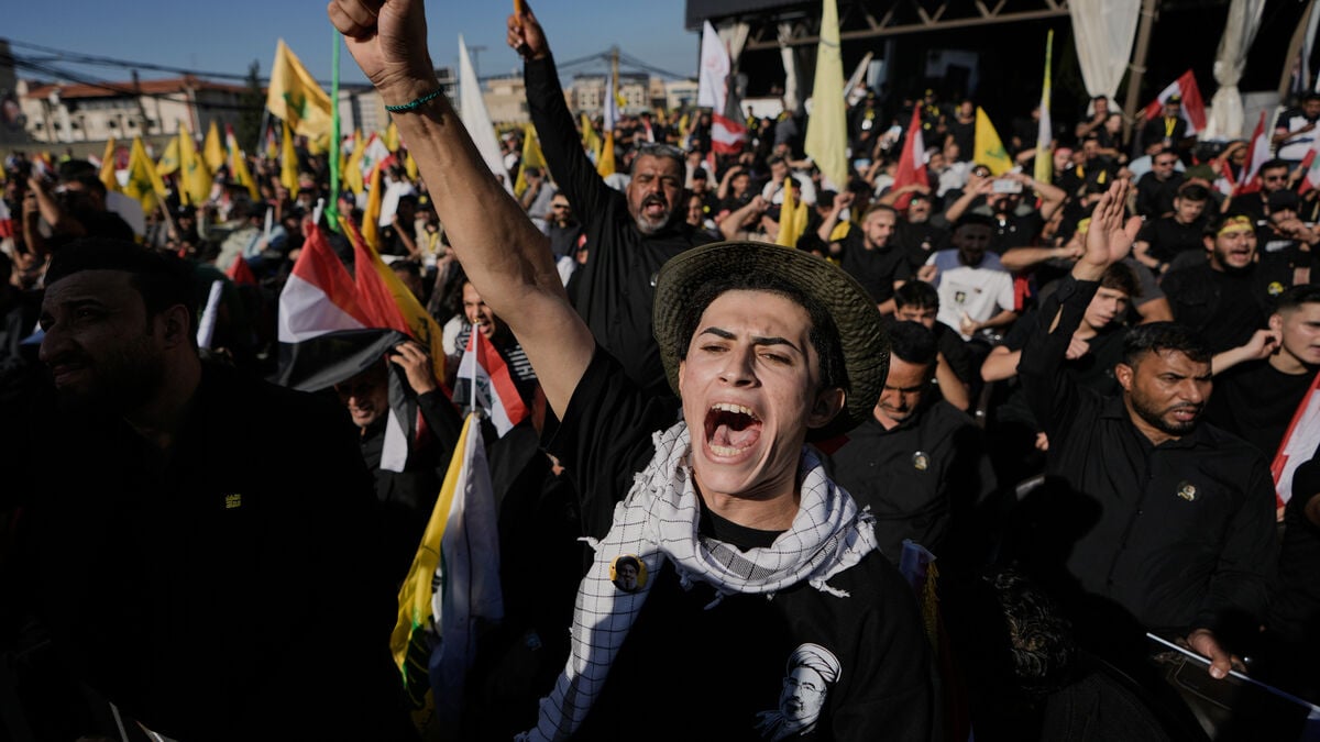 Hezbollah leader says Israel has failed to break the group, as supporters mark Nasrallah anniversary