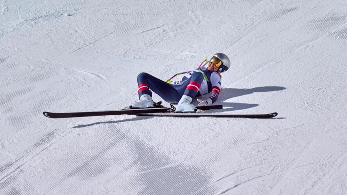 Lindsey Vonn's first words after the crash: No regrets