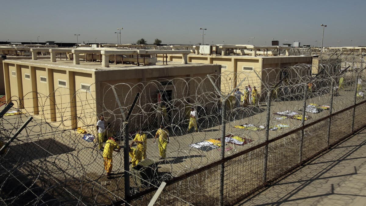 Iraq warns attacks near Baghdad airport endanger security at prison holding IS members