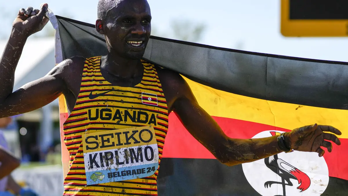 Jacob Kiplimo loses half-marathon world record after running too close to lead car