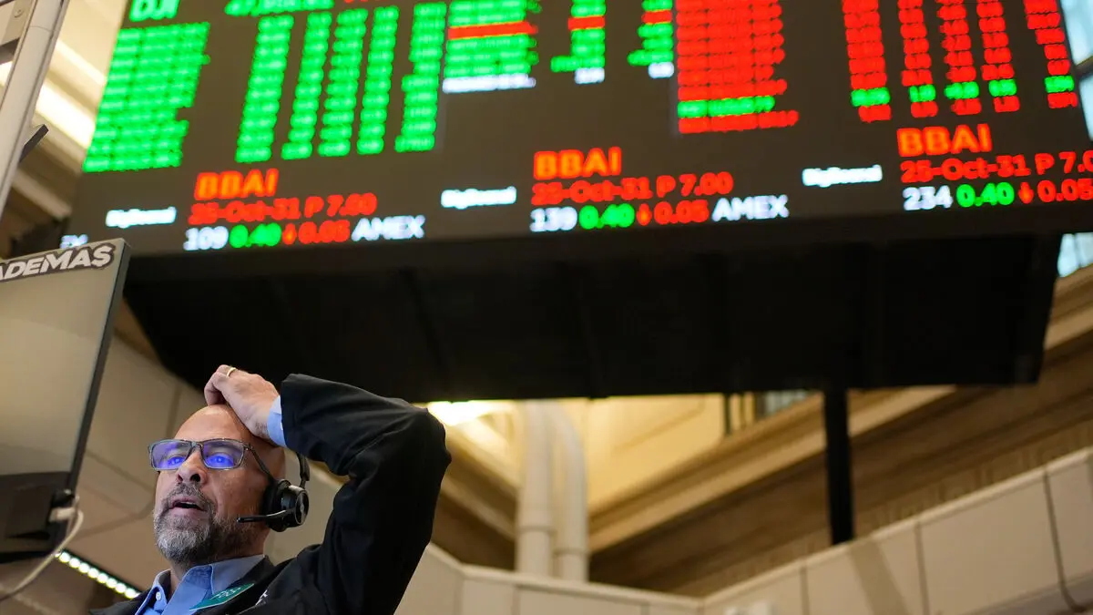 Red on Wall Street as Meta plummets by double digits