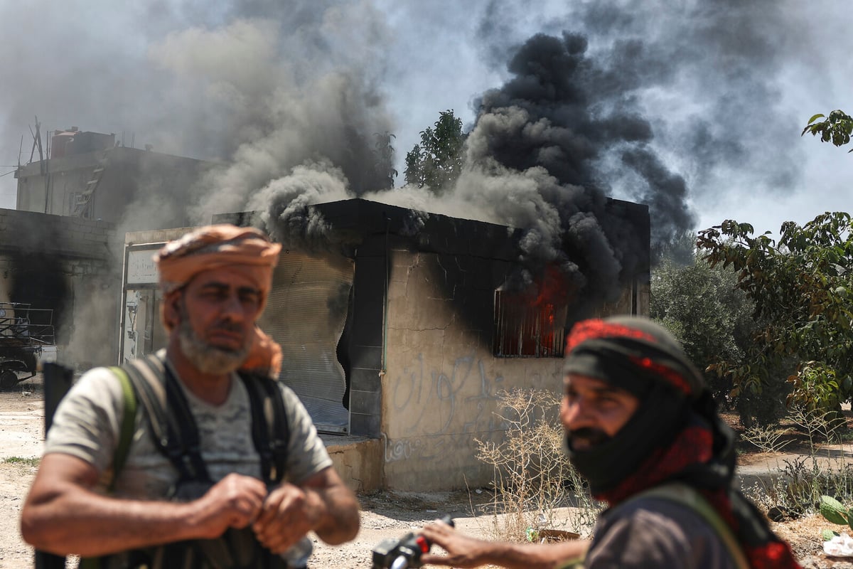 Nearly 80,000 Flee Sectarian Violence in Southern Syria