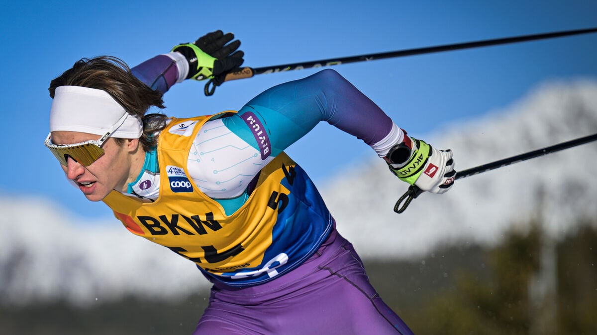 Russian flags are not very neutral, says Swede Edvin Anger at Tour de Ski
