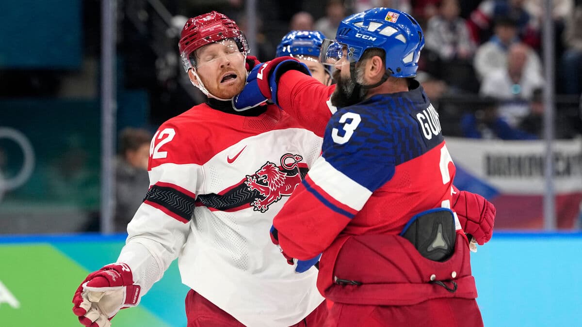 Denmark eliminated from Olympic hockey after 3-2 loss to the Czech Republic