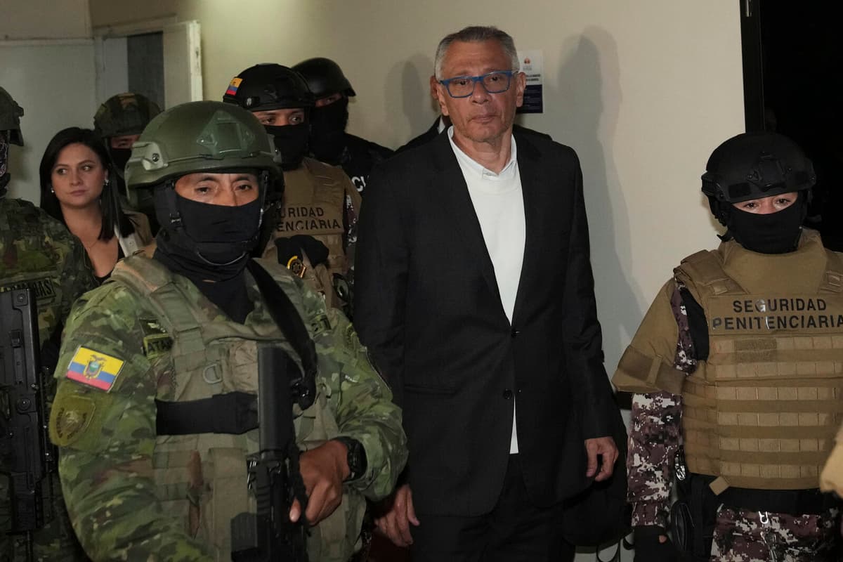 Ecuador's Ex-Vice President Jorge Glas Gets 13-Year Prison Sentence