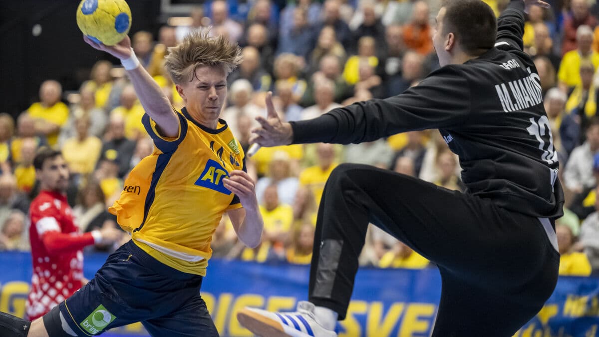 19-year-old Leon Halén's successful debut against Croatia described as unreal