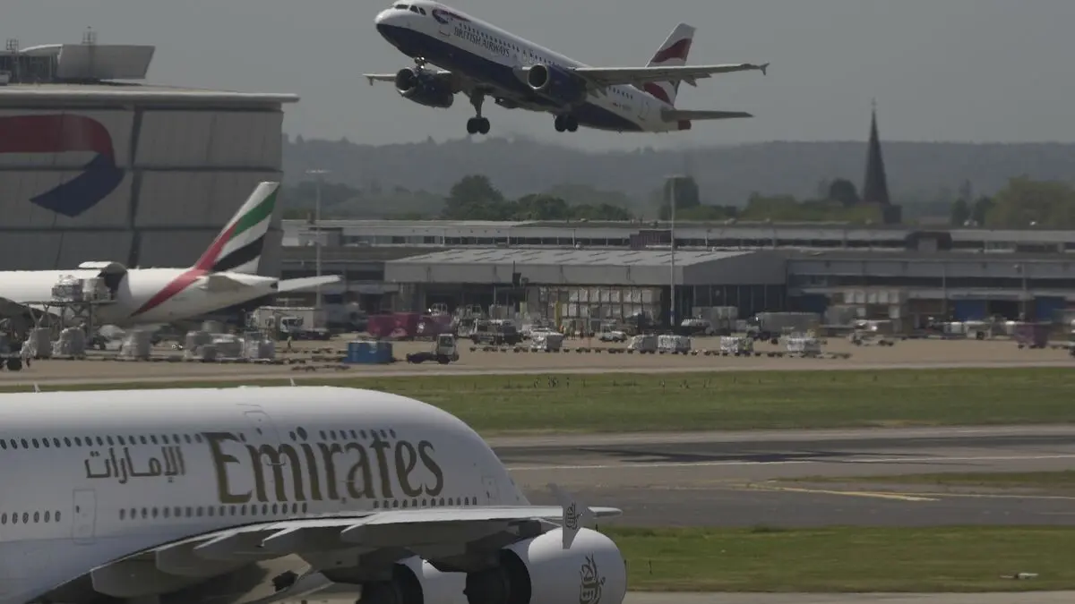 Large police operation at Heathrow Airport