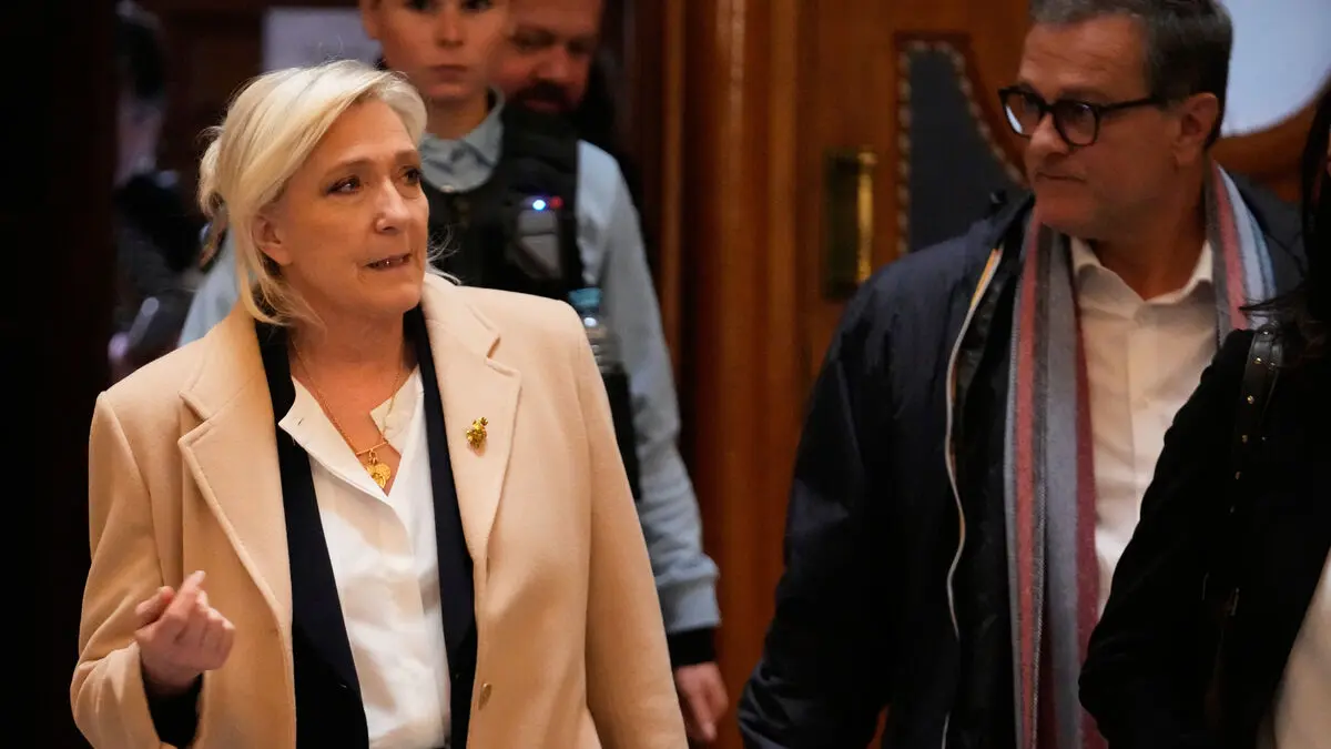Le Pen says she will not run in 2027 if forced to wear ankle monitor