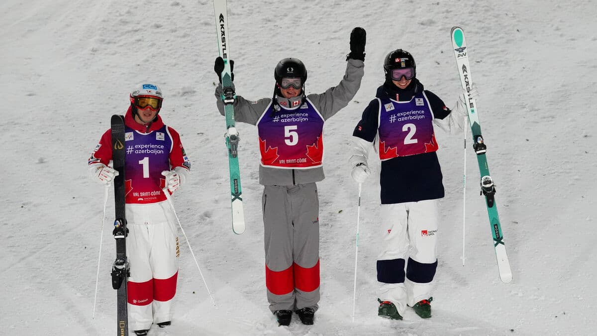 Olympic-qualified Gravenfors finishes third in parallel moguls at Val Saint-Côme World Cup