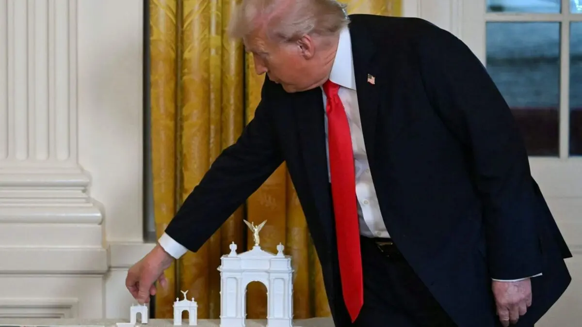 Trump's triumphal arch over 75 meters planned for this year's 250th anniversary
