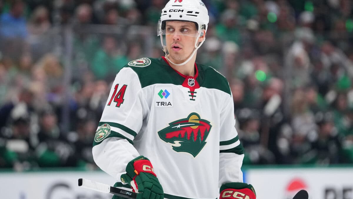 Swedish Joel Eriksson Ek scores twice as Minnesota routs Dallas 6-1 in first playoff victory