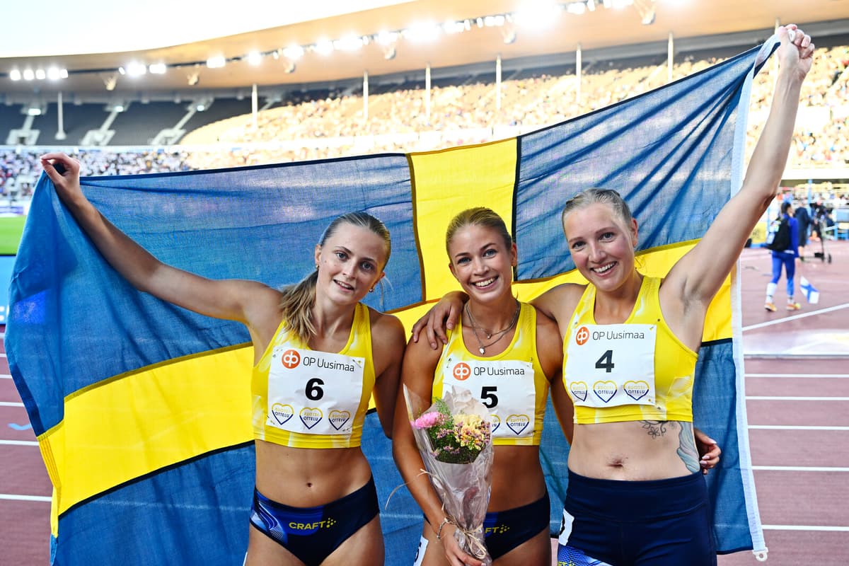 Swedish Team Announced for Finland-Sweden Athletics Meet