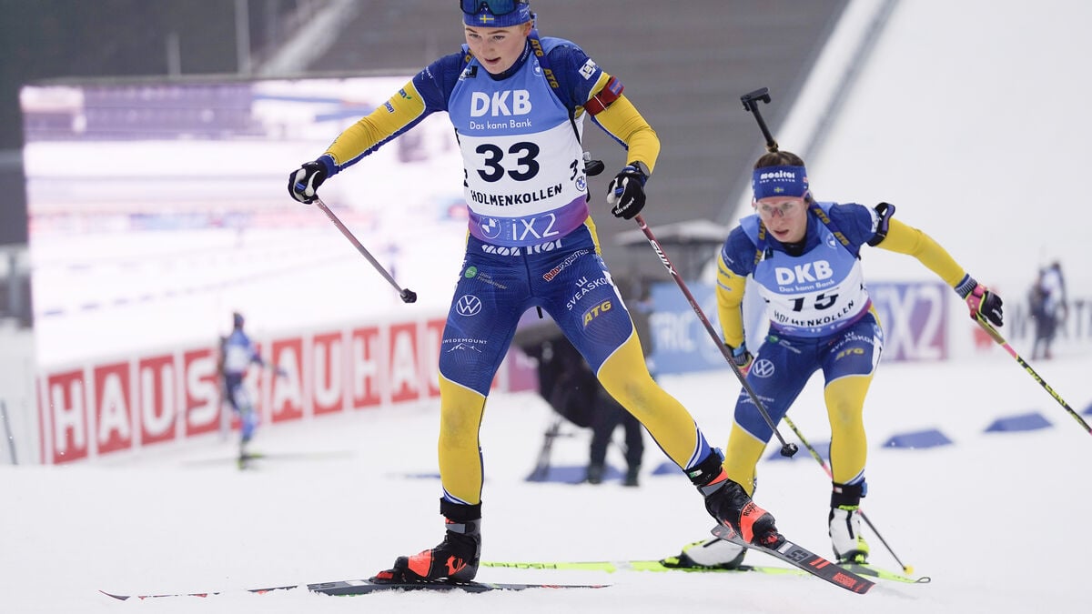 Anna-Karin Heijdenberg close to the podium in Otepää after missing last shot