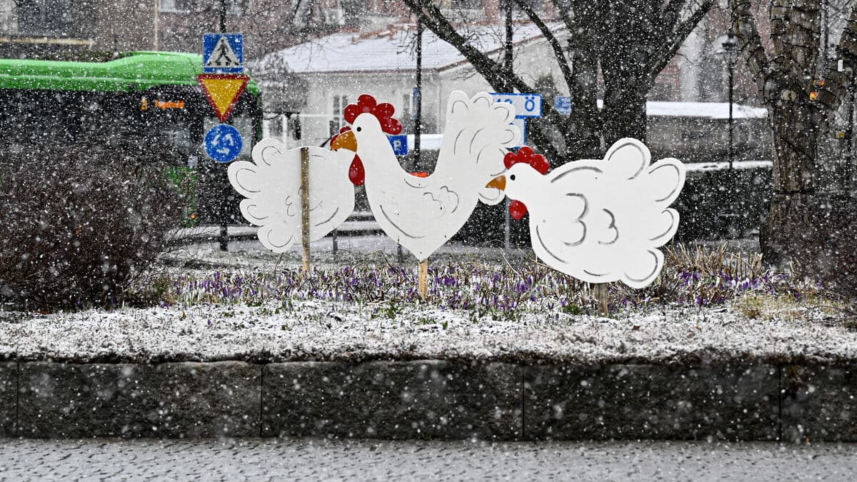 Low-pressure Dave spoils Easter with wind and snow