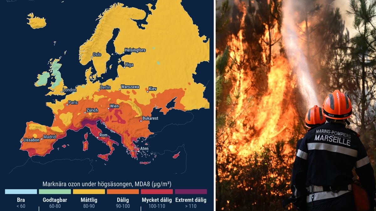 Dangerous ozone pollution reaches Scandinavia, new report says