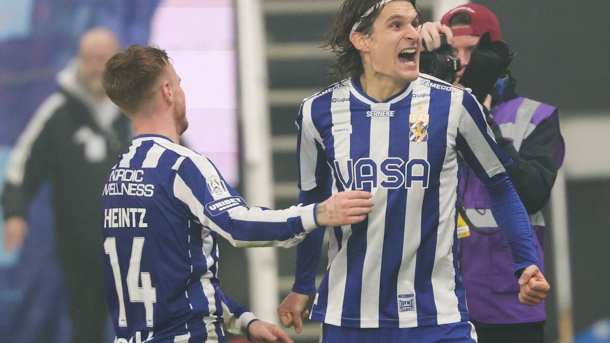 Djurgården’s title hopes hit after loanee Nino Zugelj scores and celebrates for IFK Göteborg in 1-1 draw