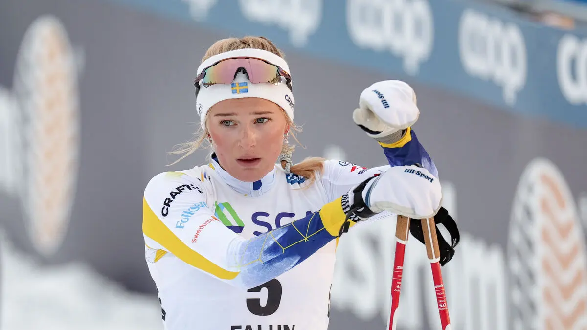 Frida Karlsson's ski season is over and she has started running