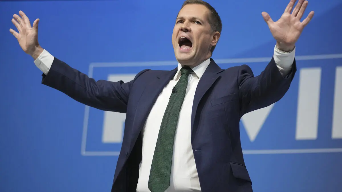 Former Tory minister joins Nigel Farage's Reform Party