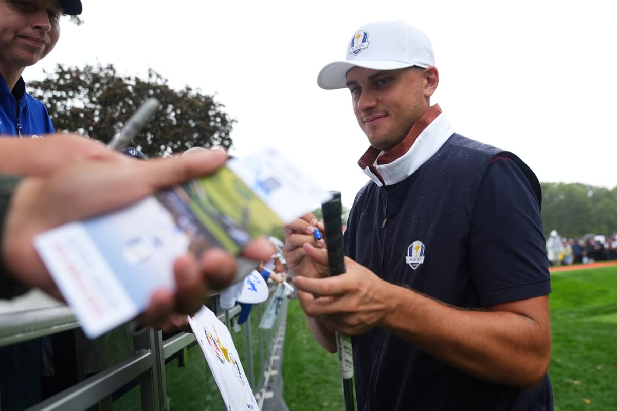 Åberg Faces World Number One in Ryder Cup Debut