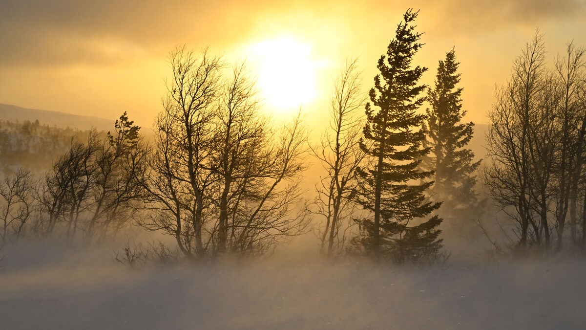 SMHI Warns of Very Strong Winds and Local Storms in Lapland Mountains