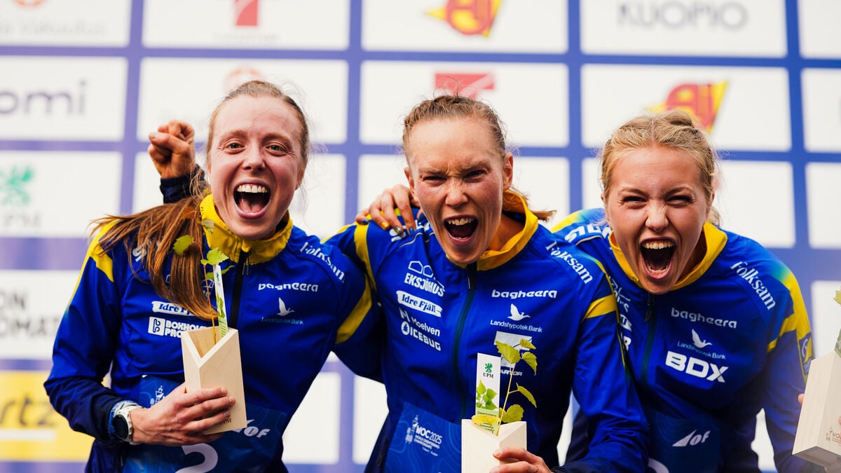 Sweden win European relay gold despite Tove Alexandersson fall at orienteering championships