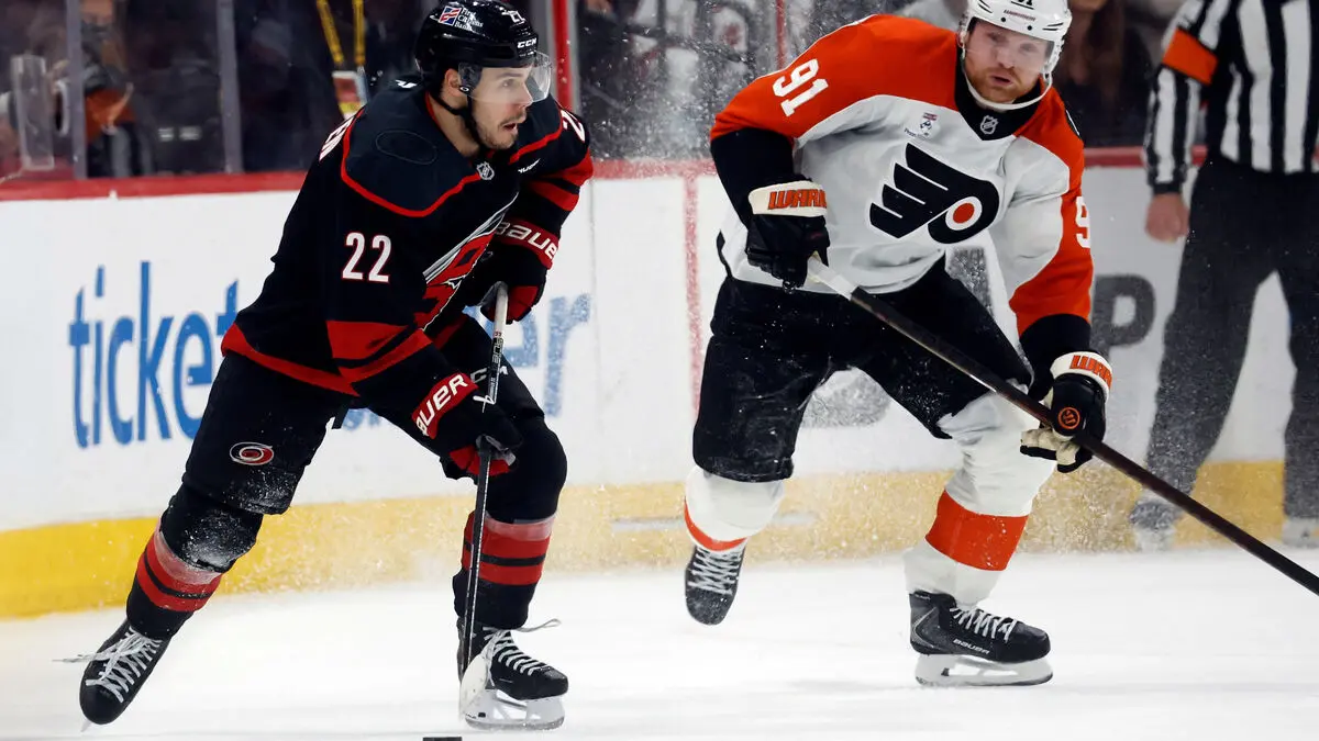 Carolina wins in overtime, takes 2-0 series lead over Philadelphia