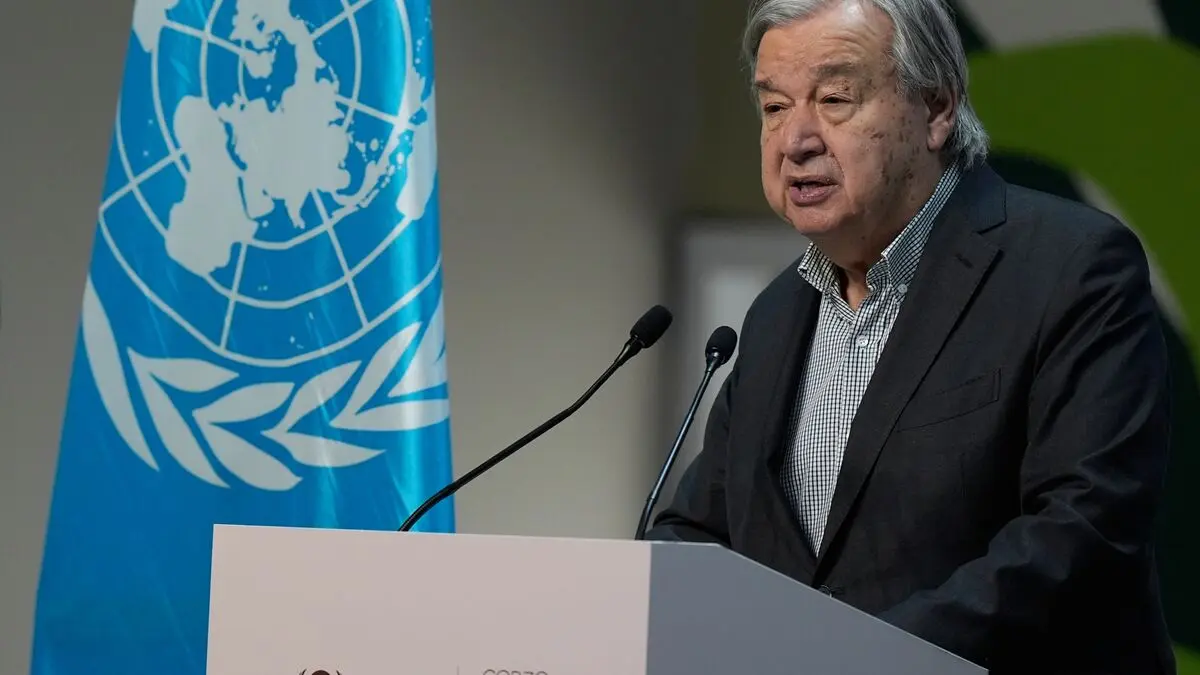 Guterres: A death sentence for many