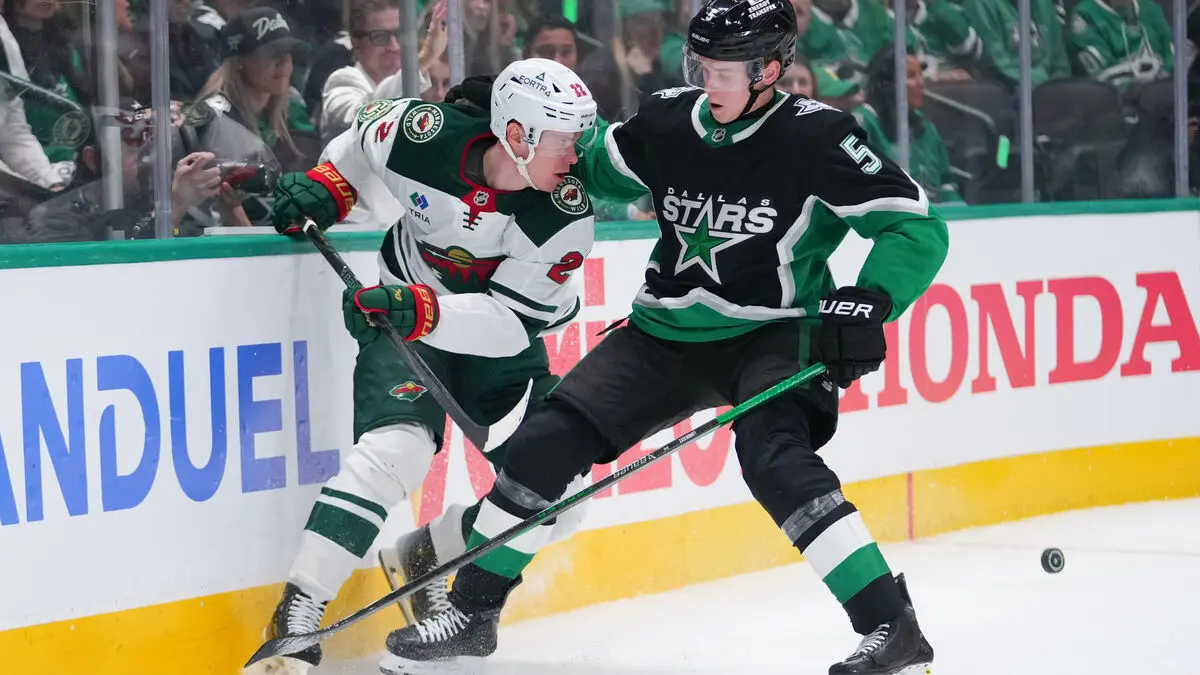 Dallas defenseman Nils Lundkvist suffers deep facial gash after being hit in the face by a skate