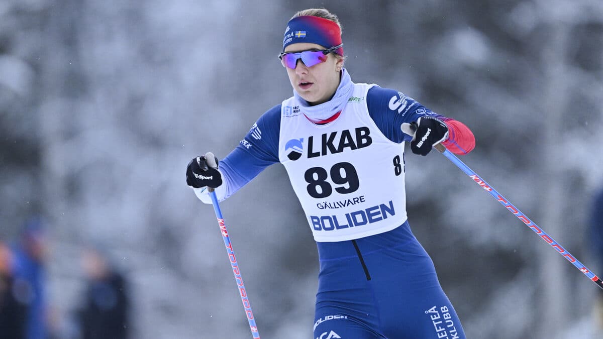 Elin Henriksson took home the sprint gold, super happy