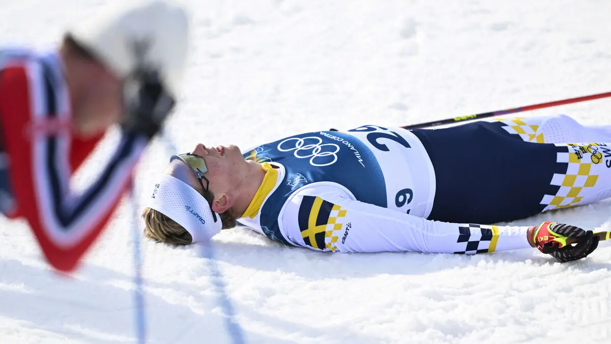 Swedish sensation totally surreal in Olympic skiathlon debut