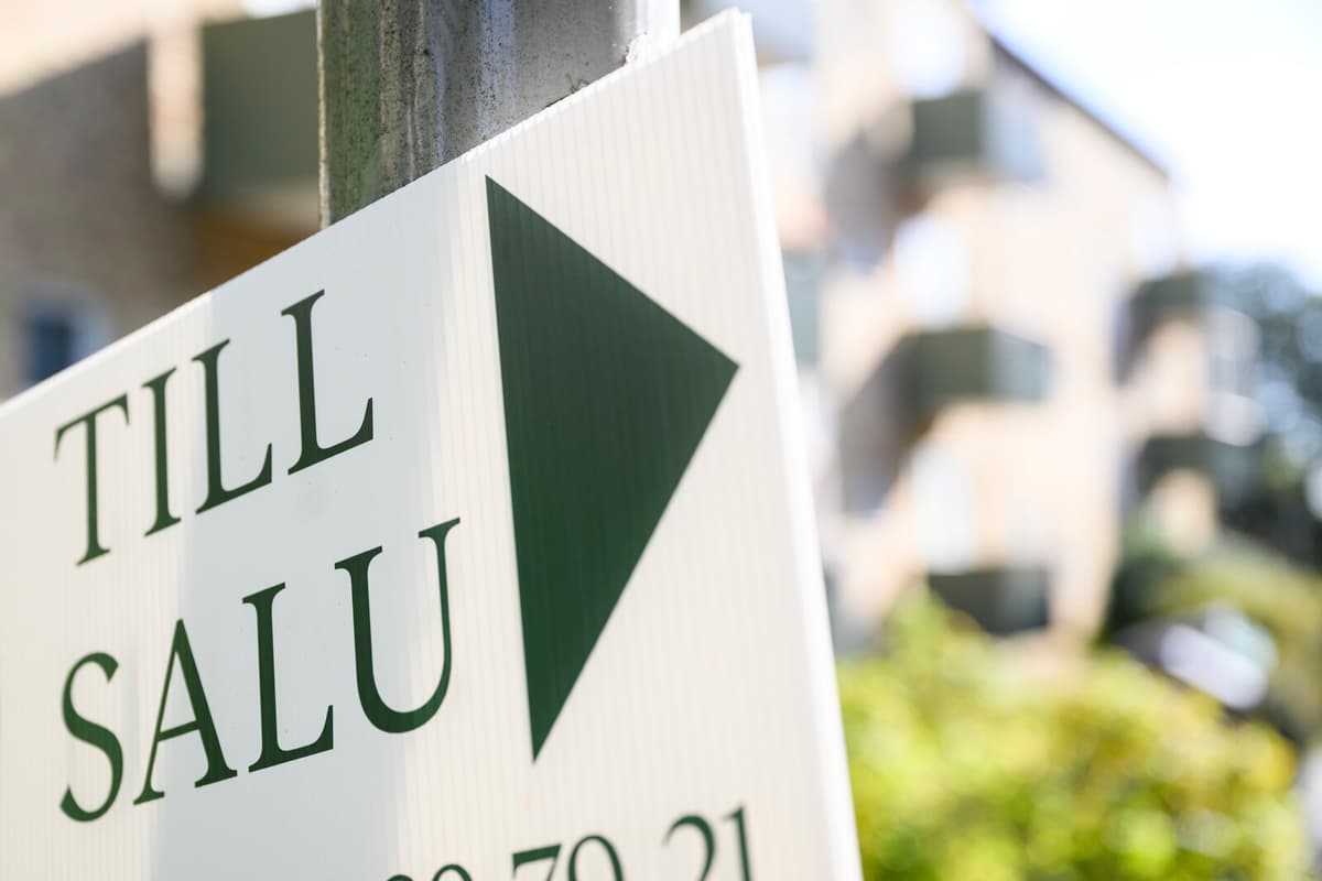 Record High Number of Homes for Sale in Sweden