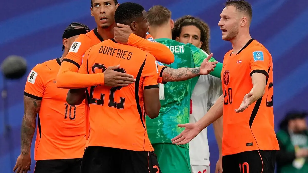 Netherlands win Group F after 3-1 World Cup victory over Tunisia