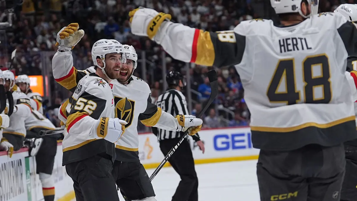 Vegas shocked Colorado in the first Stanley Cup semifinal