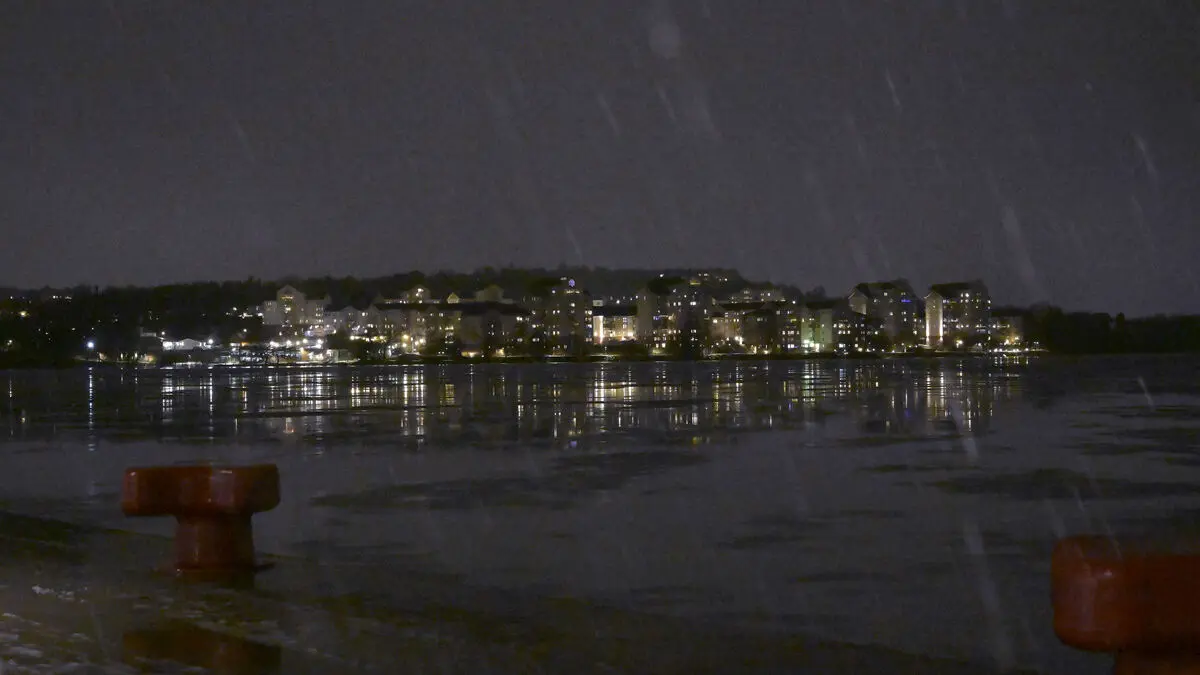 Not even an hour of sunlight in Stockholm in December