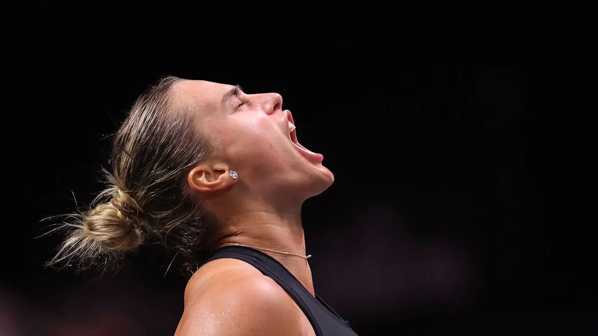 World number one Aryna Sabalenka's anger: The season is crazy