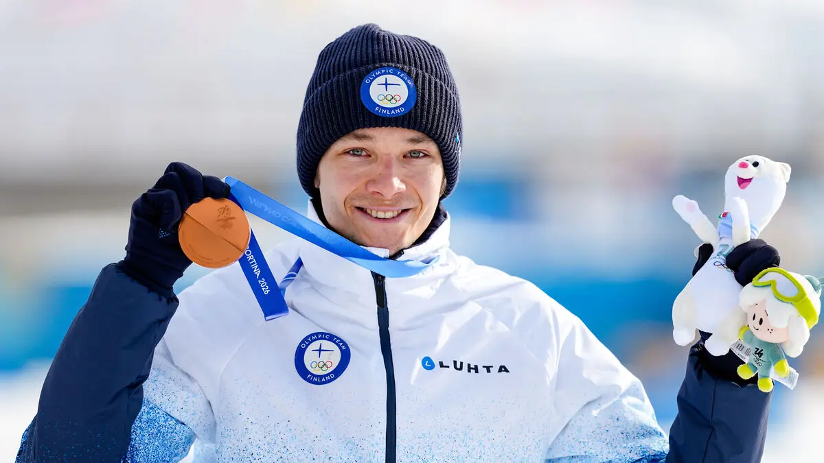 Finland's first medal since 2022
