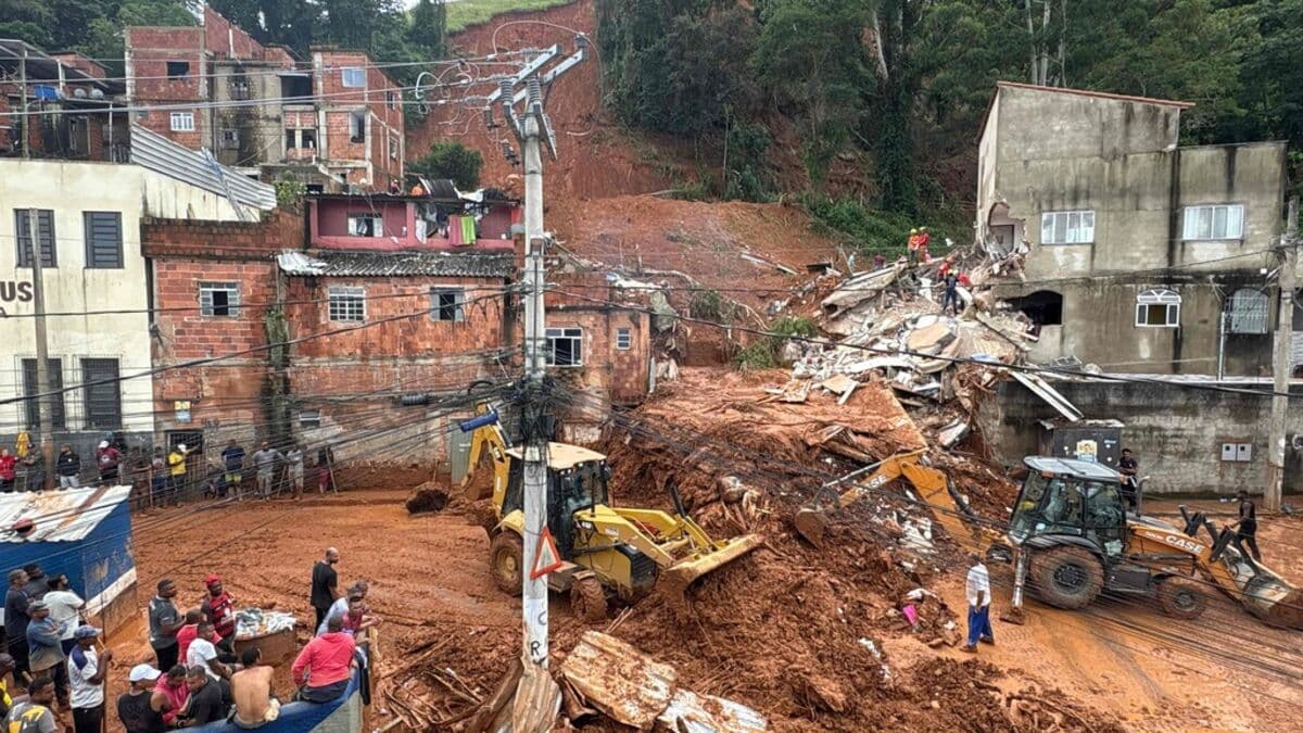 Death toll rises after torrential rains in southeastern Brazil