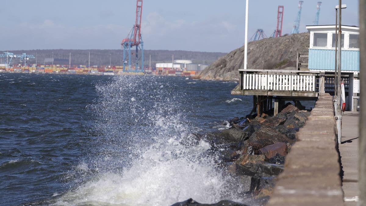 Storm Dave hits Sweden -