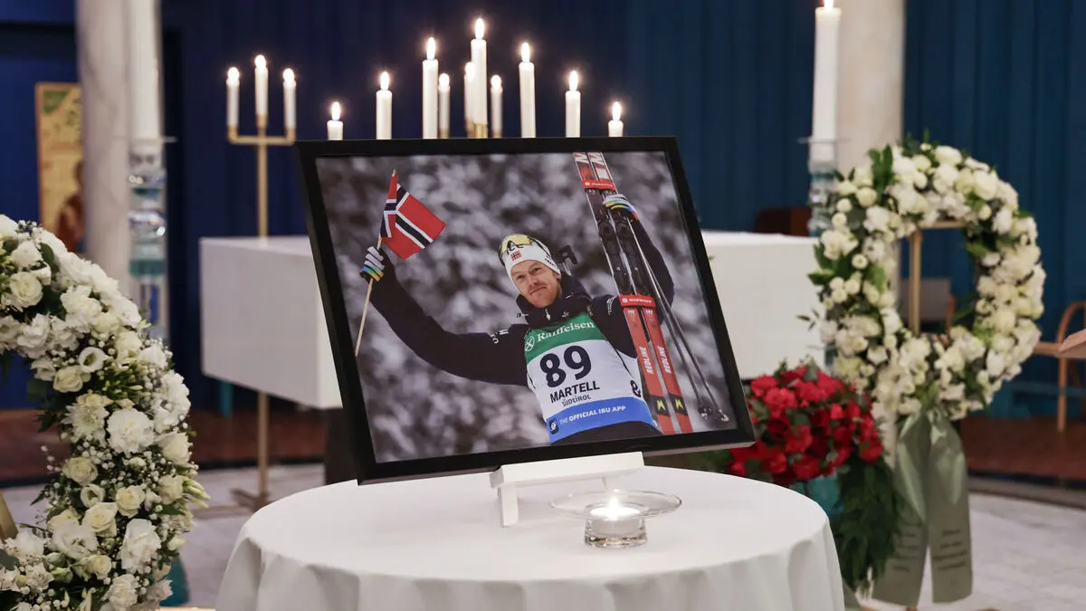 Norwegian biathletes said goodbye to Sivert Guttorm Bakken, a worthy tribute