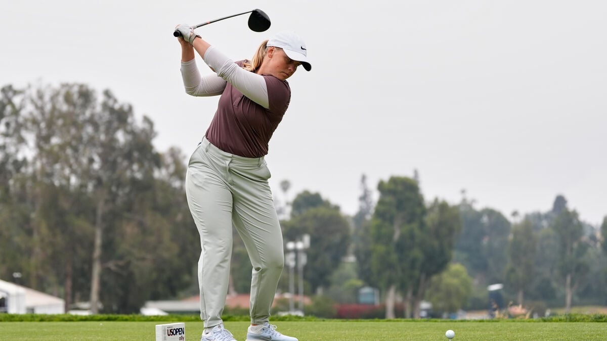 Maja Stark climbs after third round at U.S. Women's Open