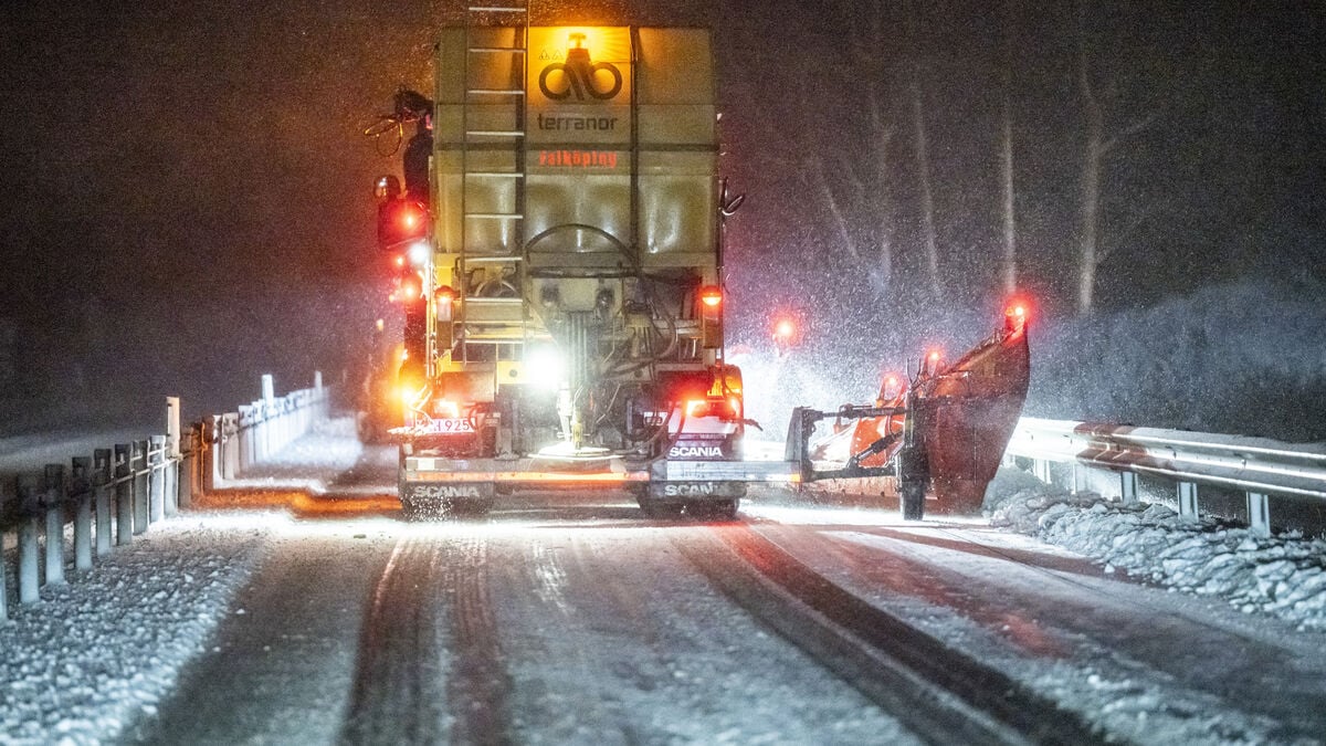Snow warning in Skåne - up to 30 centimeters