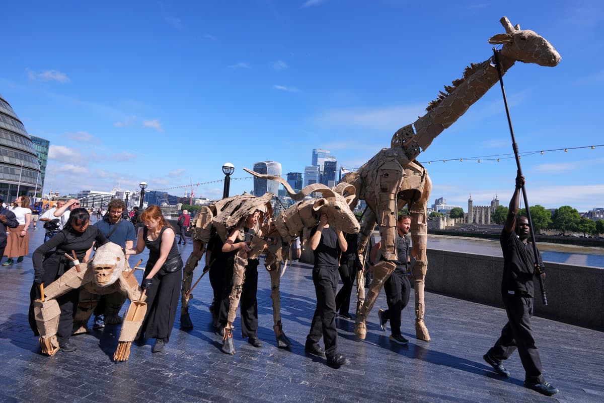 Wild Toy Animal Art Project Arrives in Stockholm