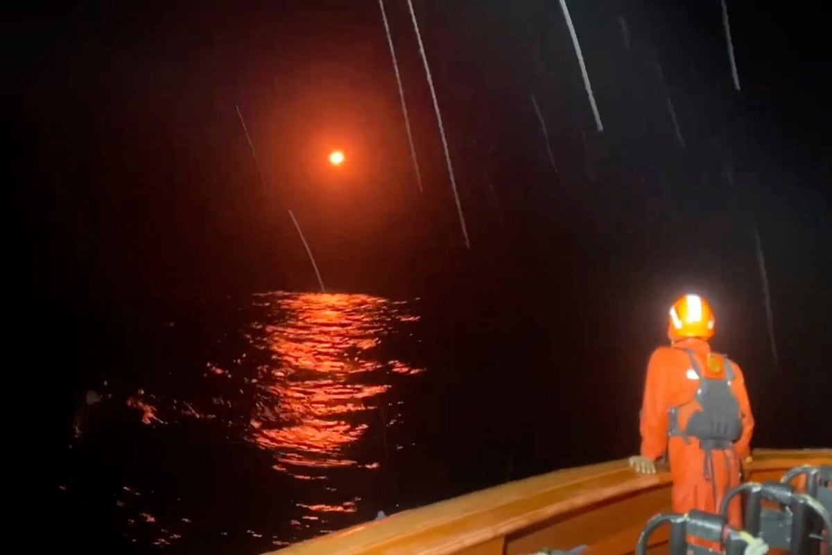 Survivors Rescued After Boat Capsizes Near Sumatra, Indonesia